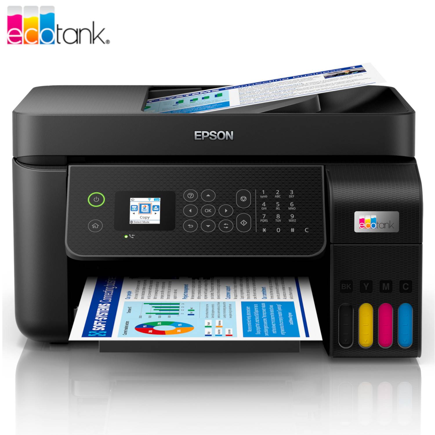 Impresora Multifuncional Epson L5290 WiFi Fax ADF