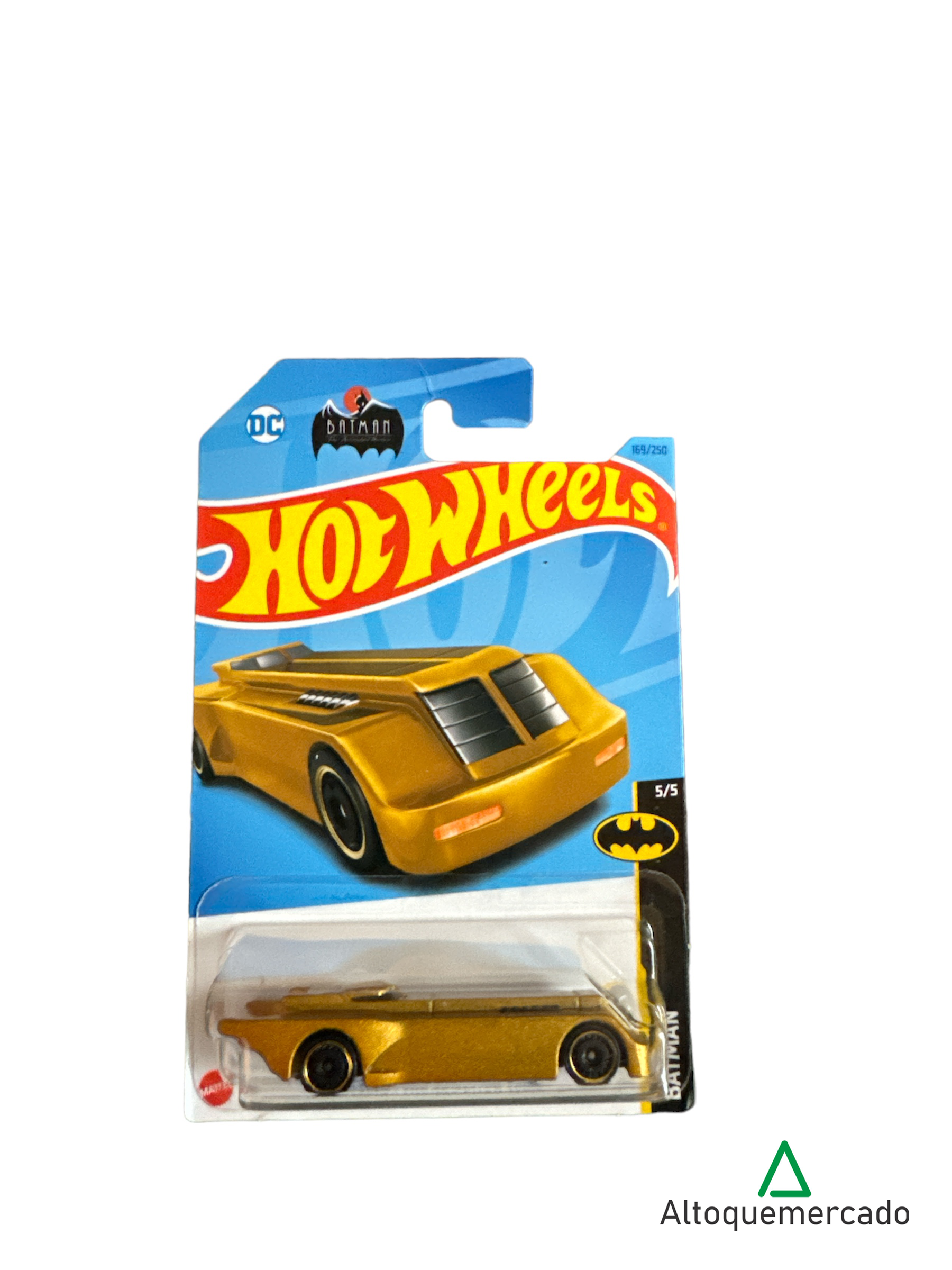 HOTWHEELS batman the animated series dorado